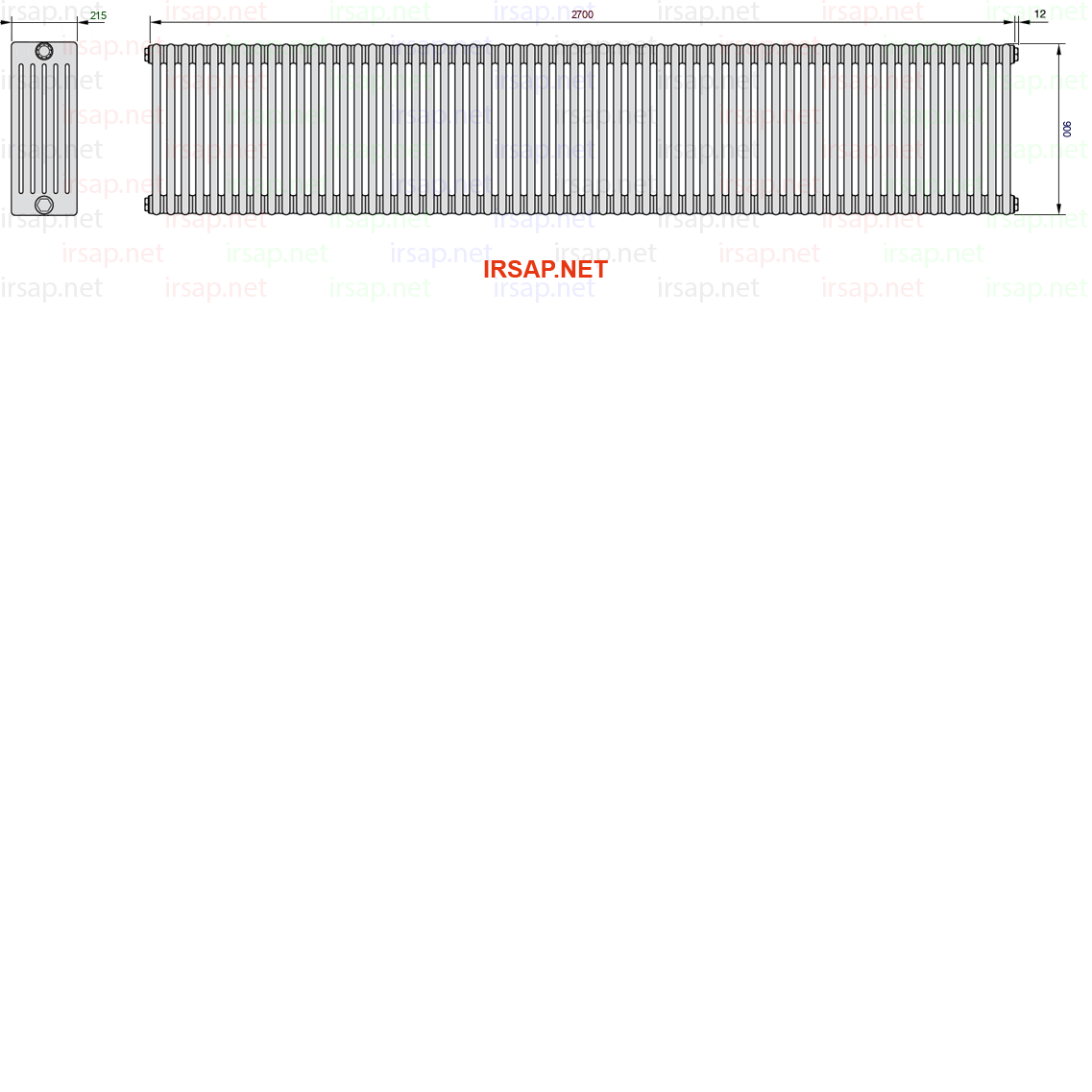 Радиатор IRSAP Tesi 60900/60 T12 CL 01